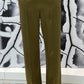 Pantalon olive en soie